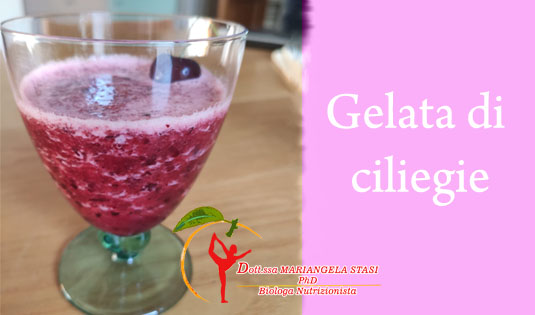 “Gelata” di ciliegie