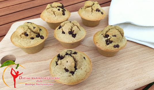 Muffin proteici di avena
